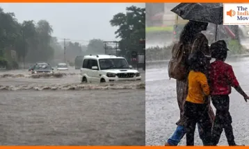 राजस्थान में मूसलधार बारिश का कहर, सड़कें डूबीं, स्कूल दो दिन बंद